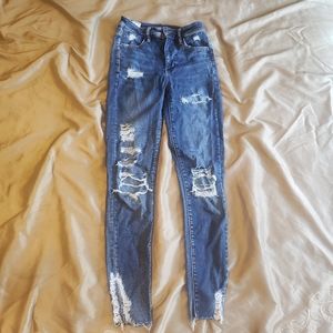 American Eagle, size 4 regular blue jeans